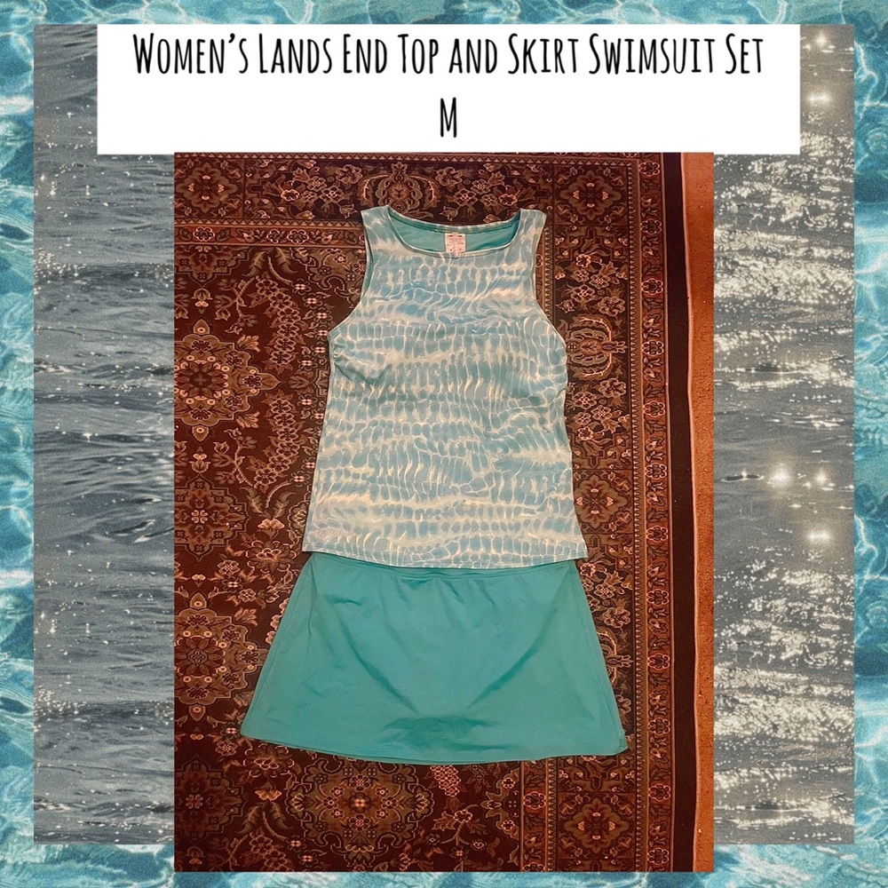 Lands End Swimsuit Set NWOT M